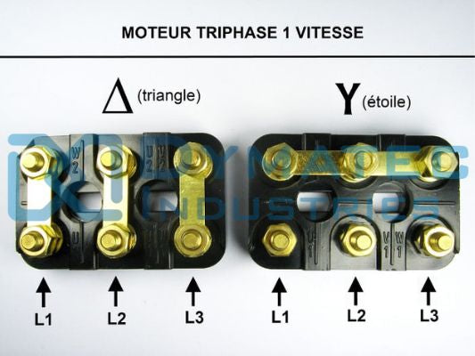 Comment brancher un moteur triphasé ?