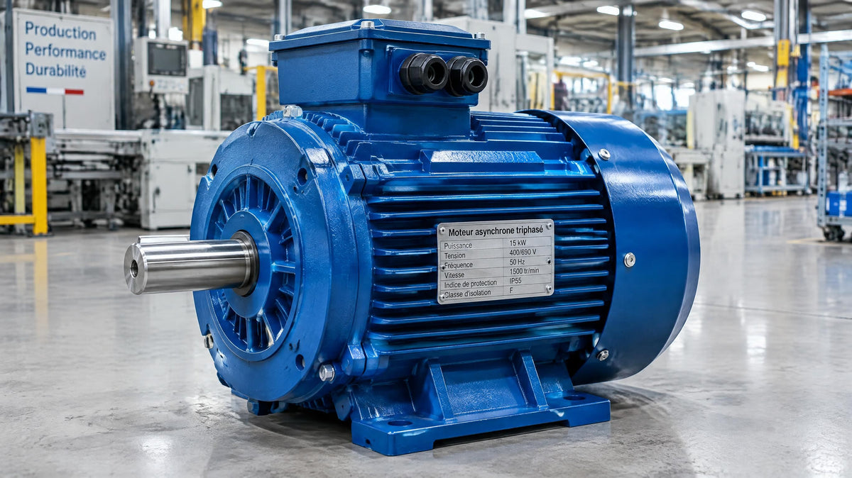 Moteur industriel : guide technique de sélection, rendement énergétique et équivalences